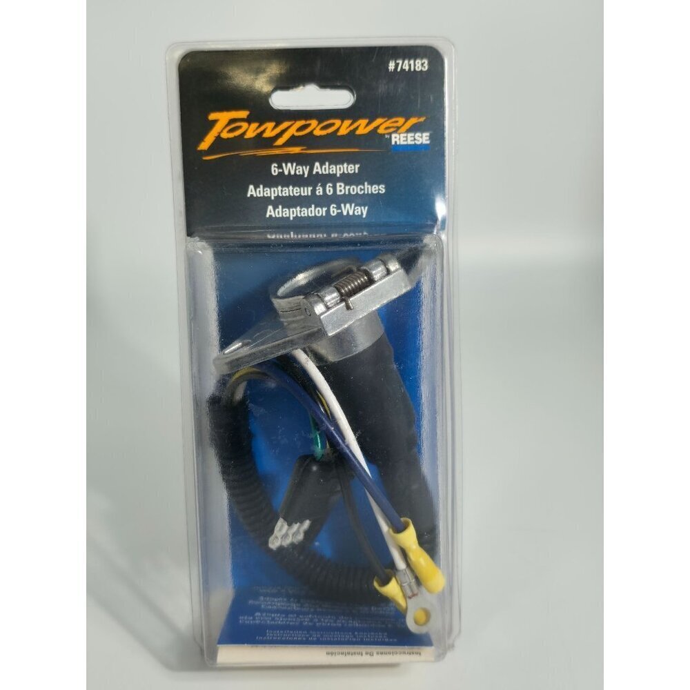 Reese Towpower 6-Way Adapter #74183 For Trailer Wiring